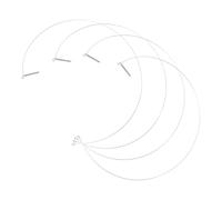 VILLCASE 4pièces Rondelles De Retenue Pour Porte De Machine à Laver Anneau De Retenue Clip De Joint De Porte De Bague Étanchéité