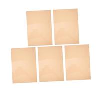 VILLCASE 5 Feuilles PVC Transparent Lot de Filtres de Lumière Diffuseurs Gels de Couleur pour Correction Lumineuse et Effets Éclairage