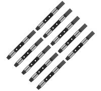 VILLCASE 5 Paires Rails de Disque Dur en Plastique Noir pour Disque Dur 3,5 Pouces, Alignement Précis et Installation sans Vis, Accessoires pour Châssis D'ordinateur, pour Mises à Niveau de