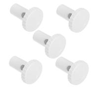 VILLCASE 5 Pièces Bouchons de Drainage Plastique Étanches Bouchons Ronds à Vis pour Congélateur et Réfrigérateur Résistants Au Froid Compatibles avec Divers Modèles Installation Facile sans