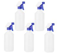 VILLCASE 5 pièces Bouteilles Pulvérisateurs Vides Spray Plastique Léger Portable pour Jardinage Nettoyage Cuisine Extérieur