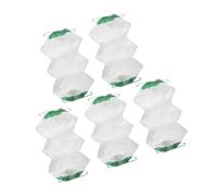 VILLCASE 5 Pièces Manchon de Lanterne à Gaz de Camping, 95 Tubulaire | Tissage Triple Couche, Double Clip Fer, Installation Sûre, Entretien Facile, pour Lampes à Gaz et Camp