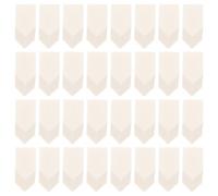 VILLCASE 50 Éponges à Maquillage Jetables en Latex, Forme Pentagone et Petite Flèche, Couleur Beige Crème, Accessoires Cosmétiques pour Fond de Teint, Correcteur et Blush, Lot 50 Pièces