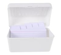 VILLCASE 50 Pièces Bloc Notes avec Lignes Cartes Mémo Boxées pour Apprentissage Organisation et Catégorisation des