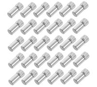 VILLCASE 50 Pièces Cabinet Shelf Pegs Support Pins Self-tapping Screws For Kitchen Wardrobe Bookcase And Glass Cabinet Installation