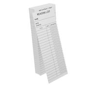 VILLCASE 50 Pièces Marque Pages de Lecture Papier Cartes de Bibliothèque de Lecture Portable et pour Amateurs de Littérature