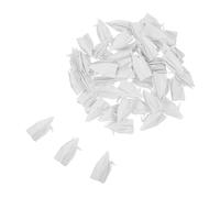 VILLCASE 50 Pièces Origami Cranes Prêtes à Emploi Décoration Mariage Shower Blancs pour Guirlandes et Accessoires de Fête