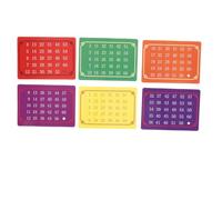 VILLCASE 5ensembles Cartes de Magie Télépathiques Numériques Accessoires de Scène Réutilisables pour Lecture de Pensée et Tours Interactifs de Mentalisme