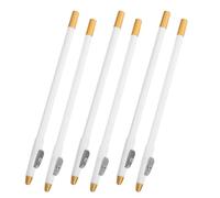 VILLCASE 6 Pièces Crayon à Sourcils Bois Crayon Inclus pour Sourcils Barbe et Eyeliner Pointe Fine pour Application Précise