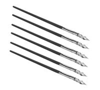 VILLCASE 6 Pièces Dip Drawing Pen Set Manga Calligraphy Pen For Artistic Sketching Writing Signing Wood Handle Comic Ink Tool For School And Office