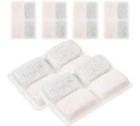 VILLCASE 6 pièces Filtres de Remplacement pour Distributeur Eau Animaux Actif de Coquille de Noix Filtration pour Fontaine et Distributeur Eau pour Chiens et Chats Facile à Installer et