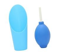 VILLCASE 6 pièces Kit Outils Jardinage Bleu Truelle Seau Brosse et Souffleur Kit Complet pour Plantation Plantes Grasses et Bonsaï Outils Novices Ergonomiques Durables et Compacts