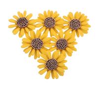 VILLCASE 6 Pièces Lot de Broches Marguerite Broches Hijab et Tournesol Insignes Décoratifs pour Vêtements Sacs et Accessoires de Mode Femme