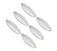 VILLCASE 6 pièces Lot de Moules à Pâtisserie Alliage Aluminium Anodisé Moules Non Adhérents pour Cake Tartelettes et Gâteaux Maison