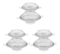 VILLCASE 6 Pièces Moule À Bougie, Moules pour Bougies Flottantes, Plastique, Transparent, Diy-bougies Chauffe-Plat, Centres De Table Mariage, Perles Flottantes Pour Vases