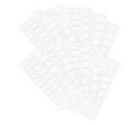 VILLCASE 60 Pastilles Adhésives Double Face pour Ongles - Ruban Colle Gel Transparent - Lot 60 Pièces - Autocollants pour Faux Ongles - Pose Rapide Manucure Maison et Événements