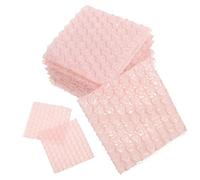 VILLCASE 60 Pièces à Bulles D'amour Pochettes à Bulles à Bulles D'expédition à Bulles à Double Paroi à Bulles Pour Le Transport En Forme De Coeur Plastique Papier