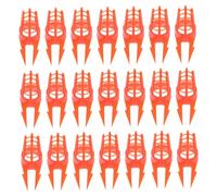 VILLCASE 60 pièces Lot de Cages de Protection Plastique pour Élevage de Reines Abeilles Outil Apiculture Anti-piqûres Protection des Cellules Reine pour Apiculteurs