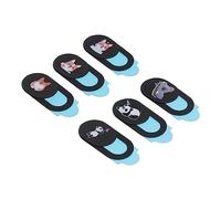 VILLCASE 6pièces Cache Caméra Décoratif Lot pour Ordinateur Portable Protection Webcam Anti-espionnage Ultra-Fin Design Simple Compatible Appareils