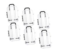 VILLCASE 6pièces Mini Valise pour Dragées Coffret Cadeau Voyage Décorations de Fête Mariage Boîte à Bonbons Miniature Enterrement de Vie de Jeune Fille