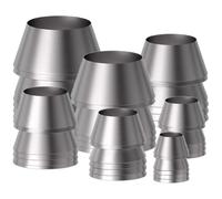 VILLCASE 7pièces Cales De Manche Fer pour Marteau Accessoires Installation Robustes Renforcement pour Outils De Charpentier Et Bâtiment Kit De Coins Multiples