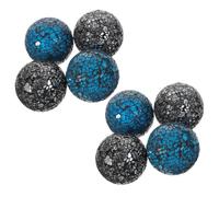 VILLCASE 8 Pièces Boules de Verre Mosaïque de Sphères Décoratives pour Maison Centre de Table Élégant Boules Verre Colorées pour Décoration de Tables à Manger et Fêtes