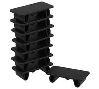 VILLCASE 8 pièces de caches en plastique ABS noir pour panneau d'interrupteurs à bascule, protection du tableau de bord adaptée aux passionnés de bricolage et professionnels, usage dans