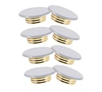 VILLCASE 8 Pièces Fire Sprinkler Covers for Ceiling Iron Flat Concealed Plates Resistant to Wear Easy Installation for Residential and Commercial Use