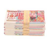 VILLCASE 8 Pièces Handmade Double Sided Burning Banknotes For Ancestor Sacrifice Denomination Chinese Ghost Money For Funeral Worship And Memorial Ceremonies