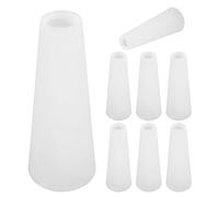 VILLCASE 8 Pièces Tube de Bobine à Fil Plastique Conique pour Fil à Broder Bobines de Laine pour Tricotage DIY Couture et Tissage