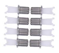 VILLCASE 8 Têtes de Rechange pour Tondeuse à Poils de Nez Électriques Pièces Détachées Compatibles pour Épilateur de Poils de Nez et Tondeuse Oreilles Acier Inoxydable Usage Pratique