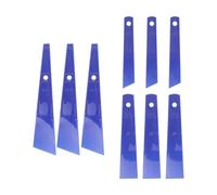 VILLCASE 9 Pièces Épandeurs de Colle pour Cuir Spatules et Grattoirs Plastique pour Répartir Uniformément Adhésif sur Projets Artisanat Cuir DIY pour Chaussures Sacs et Meubles