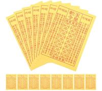 VILLCASE 900 Pièces Papier Jaune de Culte Sacré pour Funérailles D'ancêtres Papier de Sacrifice pour Cérémonie de Tomb-Sweeping Day Différentes Couleurs Disponibles