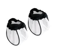 VILLCASE Abat-Jour Facile à Enlever et Lavable Rond en Tissu Blanc Lot de 2 Pièces Accessoire Professionnel pour Flash Photo pour Diffuseur de Lampe de Photographie