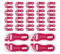 VILLCASE Accessoires de bronzage par pulvérisation pour les pieds, 25 paires, en carton, protection des semelles, pour salons de beauté et événements spéciaux
