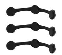 VILLCASE Accessoires en Silicone Aimantés pour Friteuse à Air, 3 Sets, Fixations Magnétiques Réutilisables et Stables à Haute Température pour Paniers Métalliques