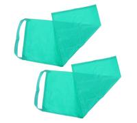 VILLCASE Aide pour Enfiler les Chaussettes Vertes en Nylon, Lot de 2 Pièces, Réduit les Irritations Cutanées, Facilite L'habillage à Domicile pour Personnes Âgées
