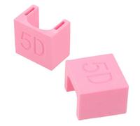 VILLCASE Aimant à Ongles Œil de Chat 5d Professionnel en Plastique Rose, Lot de 2pcs, Outil Magnétique Multi-angles pour Nail Art Maison ou Salon