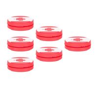 VILLCASE Amortisseurs de Tennis en Silicone Lot de 6 Motif Drapeau Canadien, des Vibrations pour Raquettes Utilisées en Club ou Tournoi