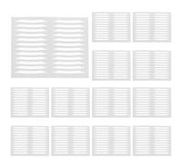 VILLCASE Autocollants Double Paupière Transparents 30 Pcs Bandes Adhésives Fines en Fibre Tailles S M et L Accessoires Maquillage Yeux pour Création Paupières Doubles Naturelles et