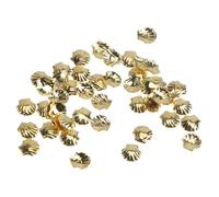 VILLCASE Autocollants Pour Ongles En Alliage Métal 100 Pcs 3 Mm Doré Diy Nail Art Professionnel Salon Fête Carnaval