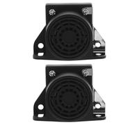 VILLCASE Avertisseur de Marche Arrière pour Voiture et Véhicule Industriel 12v-48v Son Distinctif et Sécurité Renforcée, Lot de 2 Pièces en Métal et Plastique Noir