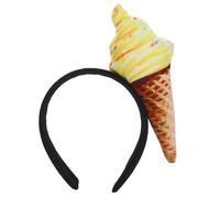 VILLCASE Bandeau de Cheveux Accessoire Mignon en Tissu de Glace Conique, Ferme Traces pour Maquillage et Lavage Visage, pour Femmes