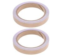 VILLCASE Bandes de Finition Adhésives Motif Bois de Pin 1,5 Cm X 10 M, 2 Pièces, Bande de Chant Auto-adhésive pour Restauration de Meubles, Bordure Décorative pour Armoires, Portes et Murs