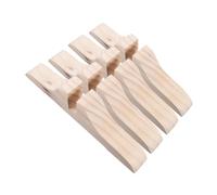 VILLCASE Bases de Paravents Bois 29X7.5X3.5Cm Lot de 4 Pieds Résistants pour Séparateur de Pièces Bureau Agencement Modulable
