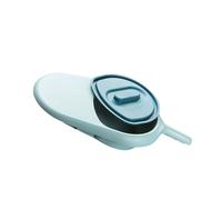 VILLCASE Bassin de Lit pour Personnes Âgées Couvercle Urinoir en Plastique Ergonomique Pot à Urine de Nuit Léger et Compact pour Soins Infirmiers Pot Transportable pour Patient Alité