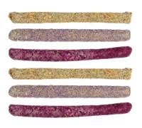 VILLCASE Bâtonnets à Mâcher pour Lapins en Farine d'herbe, 6 Pièces, Sûrs et Pratiques, Régulent Le Métabolisme, Naturel pour Petits Animaux