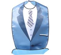 VILLCASE Bavoirs Imperméables pour Adultes et Personnes Âgées Grands Bavoirs Lavables en Tissu Résistant Protection Anti-Taches pour Repas et Femmes Usage Quotidien