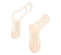 VILLCASE Bloqueurs de Chaussettes pour Noël en Bois Synthétique Lot de 2 Faciles à Tenir Ranger, Modèles DIY pour Tricot et Crochet