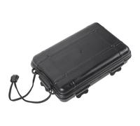 VILLCASE Boîte à Montre Étanche Noire 170x110x50 Mm Mousse Intérieure, Coffret de Rangement Rigide Portable pour Montre de Voyage et Sécurisation en Extérieur